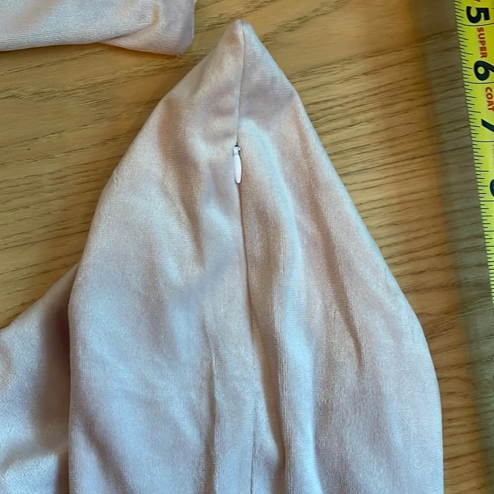 NWOT velvet pillow covers set of two in blush pink
